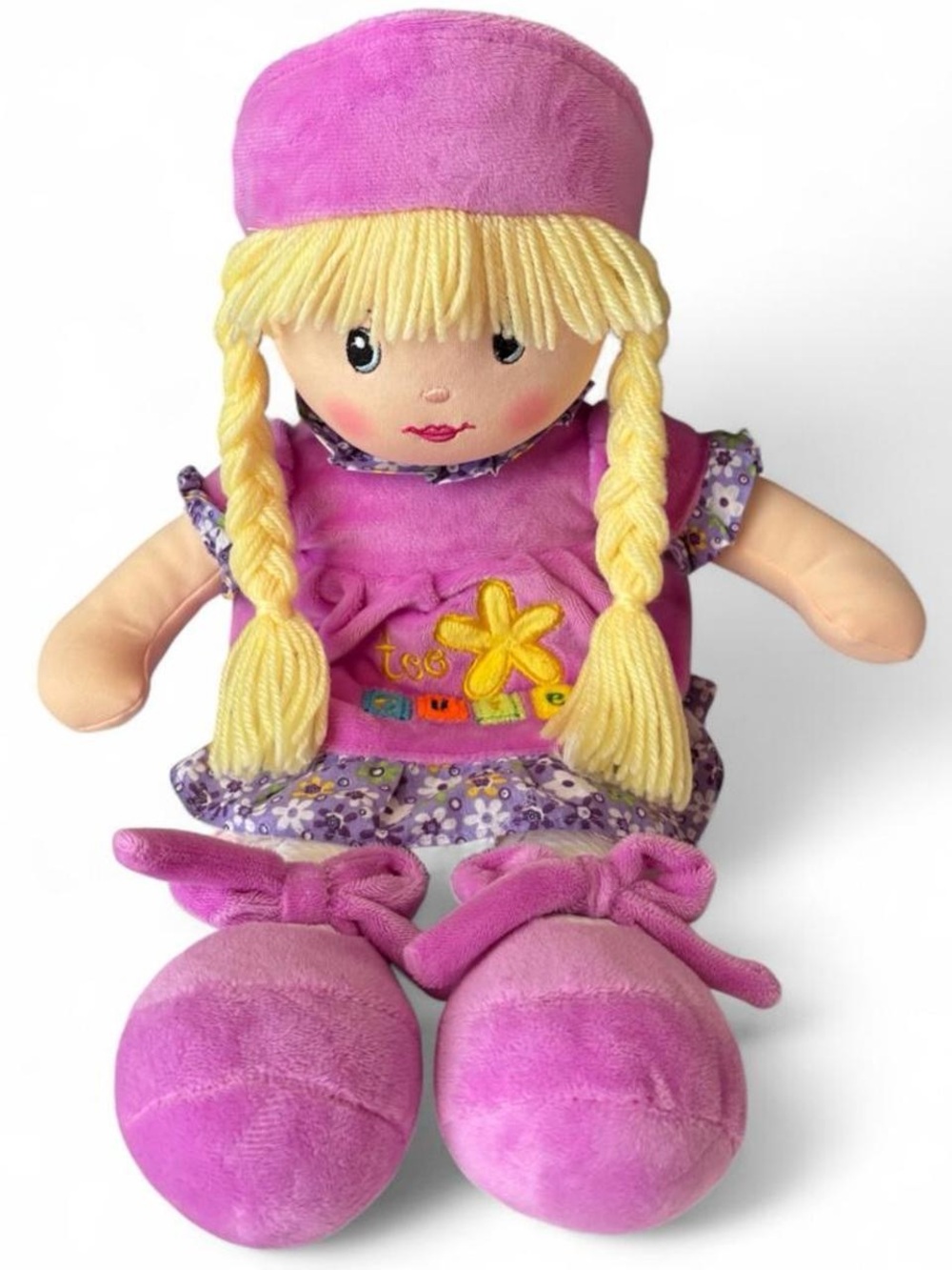 Linzy Plush 17.5" Purple Niobe Sweet Cakes Rag Doll